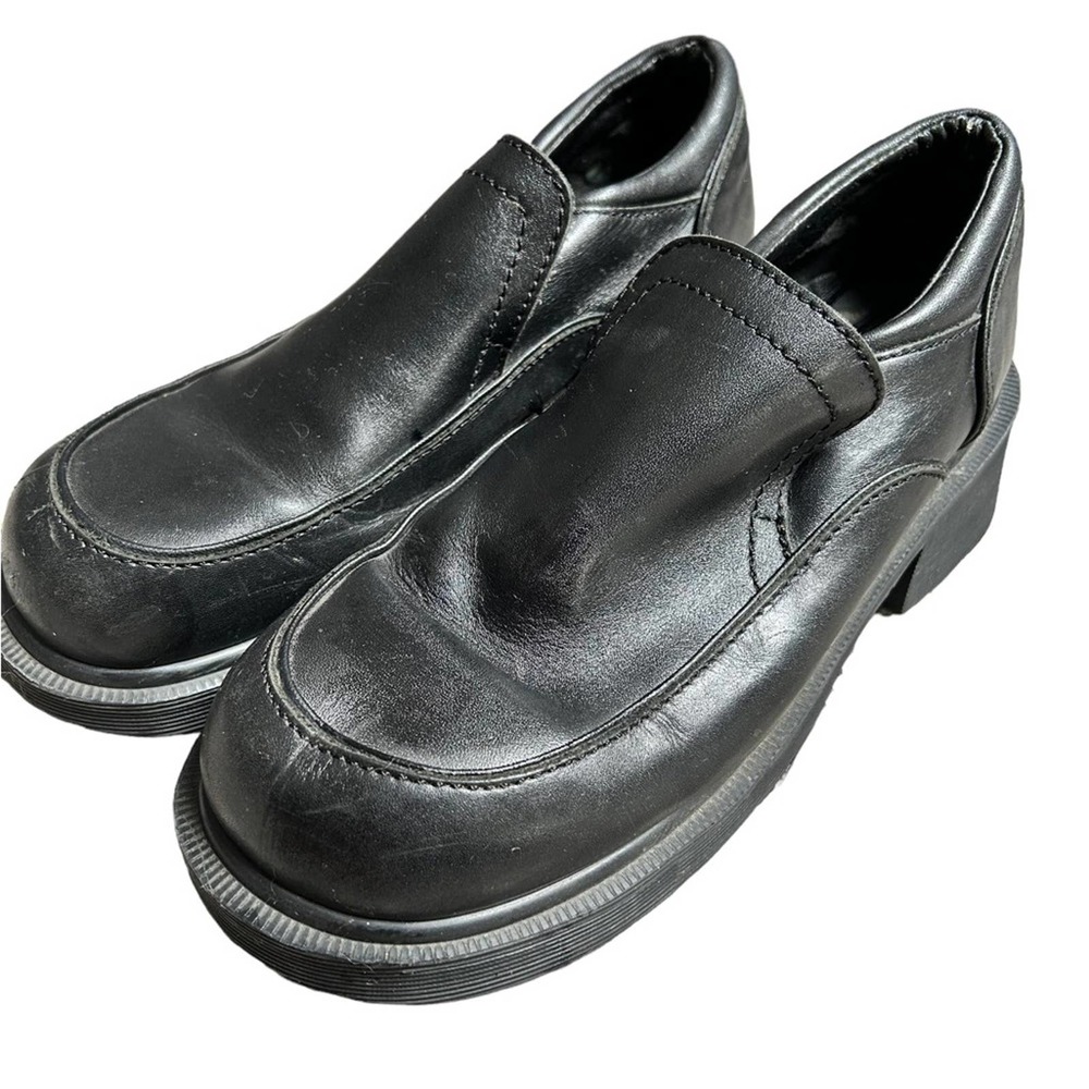 Vintage DOC MARTENS 1A02 loafers chunky heel made in England